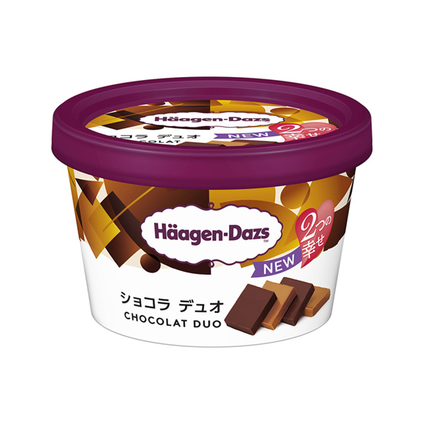 哈根達斯迷你杯巧克力二重唱哈根達斯包裝設計(圖1)