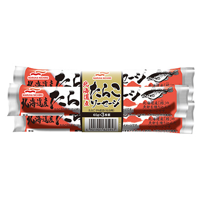 講究魚種北海道產的章魚香腸馬爾哈尼奇洛加工肉類包裝設計(圖1)