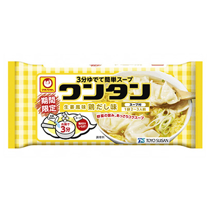 麻辣餛飩生姜風味雞湯汁味東洋水產烹飪品包裝設計(圖1)