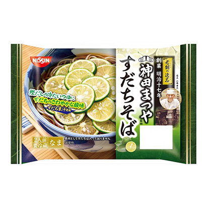 老字號精品神田松和監(jiān)修蕎麥面日清食品保鮮面類包裝設計(圖1)