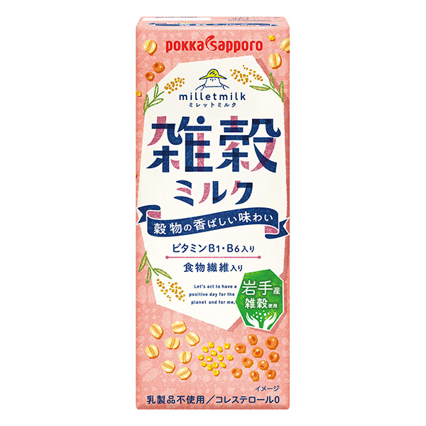 雜糧牛奶～milletmilk～包裝設計欣賞(圖1)
