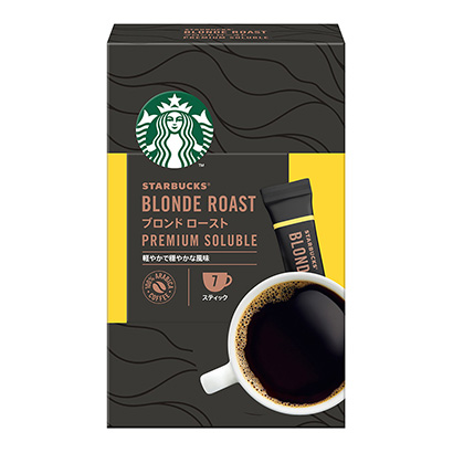 星巴克高級可溶金發烤雀巢日本嗜好飲料包裝設計(圖1)