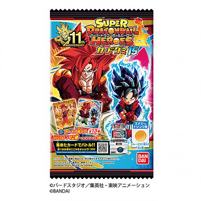 超級龍珠英雄卡橡皮糖萬代點心包裝設計(圖1)