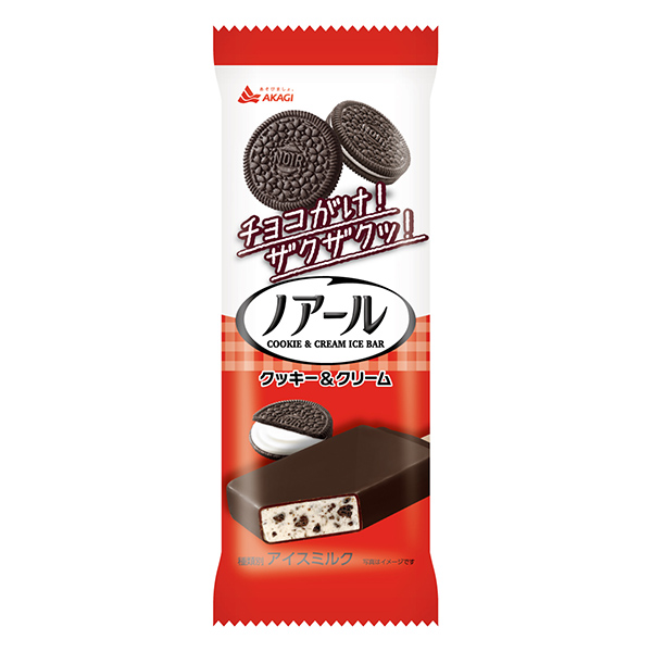 諾阿曲奇餅和奶油赤城乳業食品飲料包裝設計(圖1)