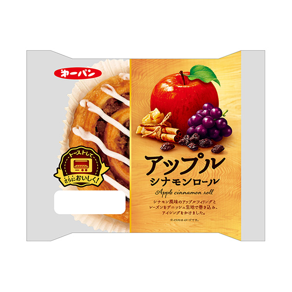 蘋果肉桂卷第一屋制面包食品飲料包裝設計(圖1)