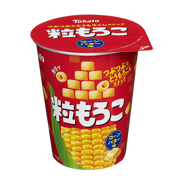 米粒玉米黃油味東鴿食品飲料包裝設計(圖1)