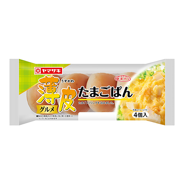 薄皮雞蛋面包山崎制面包食品飲料包裝設計(圖1)