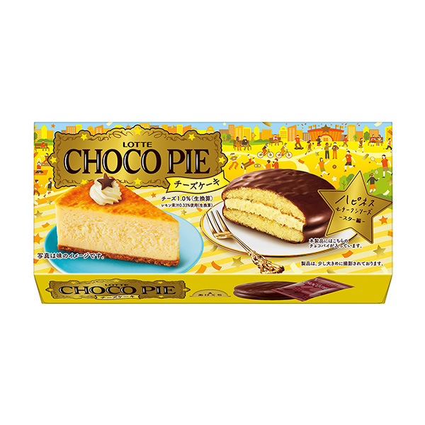 包裝設計欣賞巧克力派＜芝士蛋糕＞ (樂天) 2024年7月2日發售(圖1)