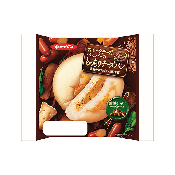 包裝設計欣賞煙熏奶酪和胡椒的濃奶酪面包(第一屋制面包) 2024年11月1日發售(圖1)