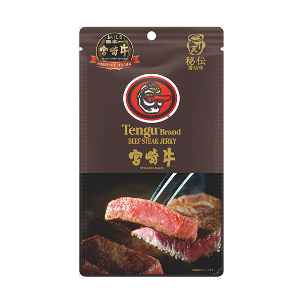 包裝設計欣賞牛排炸豬排＜宮崎牛原創(chuàng)秘傳醬油味＞ (鈴商) (圖1)