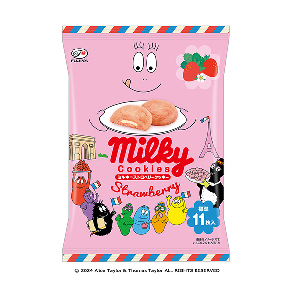 包裝設計欣賞米奇＜草莓餅干巴巴爸爸＞ (不二家) (圖1)