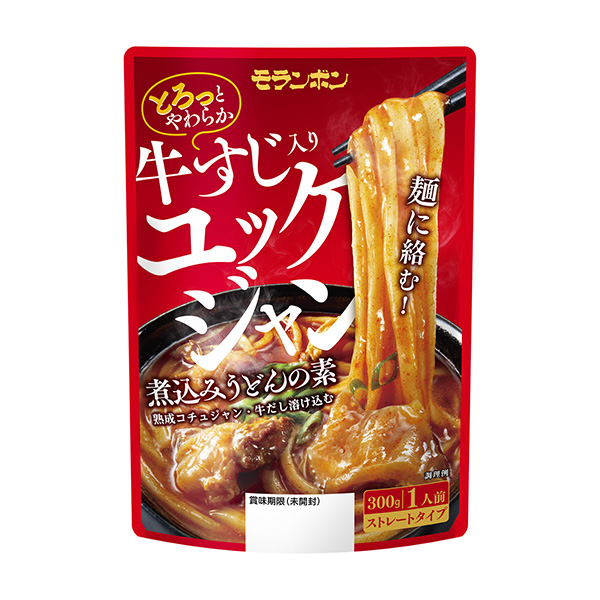 包裝設計欣賞＜加牛筋的yukayan燉＞烏冬面之素( Moran bon ) (圖1)