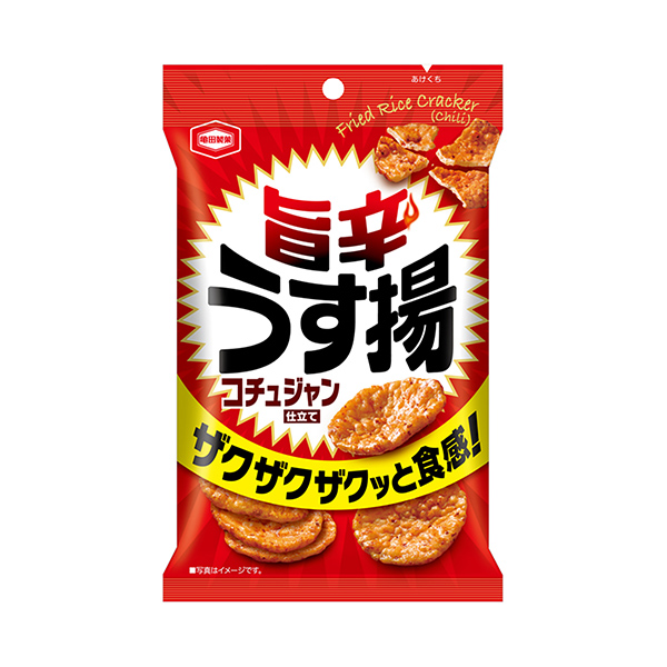 包裝設計欣賞辣味炸(龜田制果) (圖1)