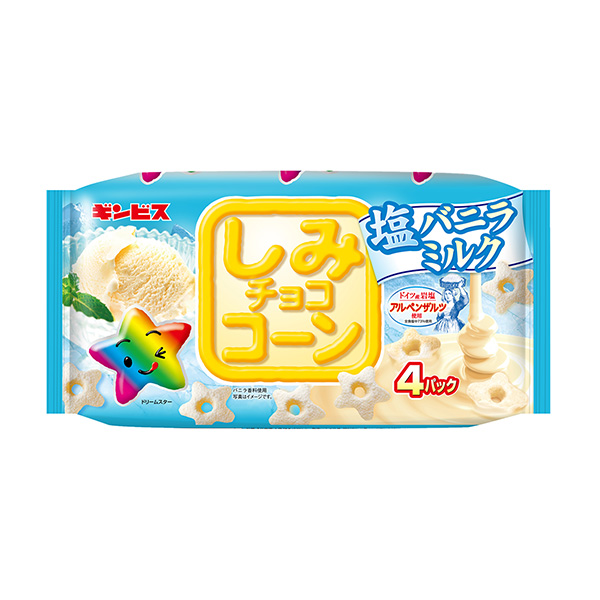 包裝設(shè)計(jì)欣賞斑點(diǎn)巧克力玉米＜鹽香草牛奶＞ (金維斯) (圖1)