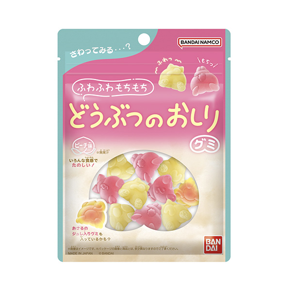 包裝設(shè)計欣賞軟糯糯的臀部橡皮糖(萬代) (圖1)