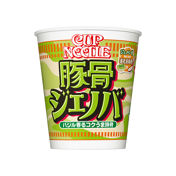 包裝設計欣賞杯面＜豬骨熱那亞＞大(日清食品) (圖1)