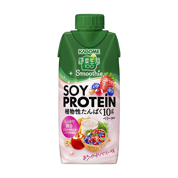 包裝設計欣賞蔬菜生活100 Smoothie SOY PROTEIN ＜漿果mix ＞ (可果美) (圖1)