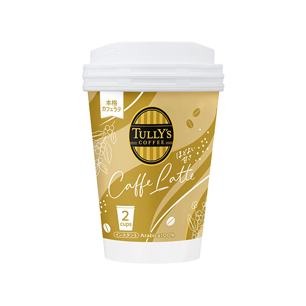 包裝設計欣賞杯裝Tully’s coffee拿鐵咖啡(伊藤園) (圖1)